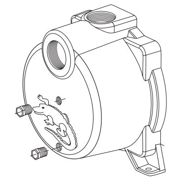 Goulds 1K324 Pump Casing - Cast Iron