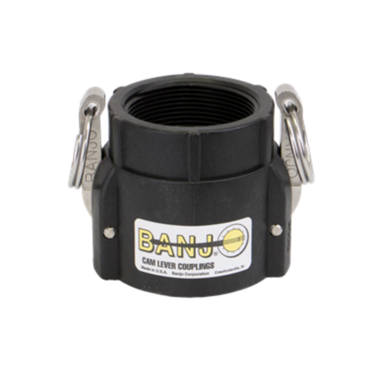 Banjo 2" Female Coupler X 2" Female Thread Poly Cam Lever Coupling