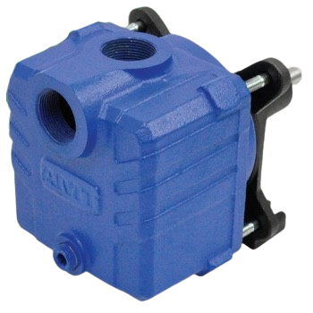 AMT 2850-99 1-1/4" Cast Iron Self-Priming Centrifugal Solids Handling Pedestal Pump (Buna-N/SS Seal, 1 HP Min)