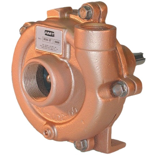 AMT 3694-97 1-1/4" x 1" Bronze Straight Centrifugal Solids Handling Pedestal Pump (Viton®/SS Seal, 2 HP Min)