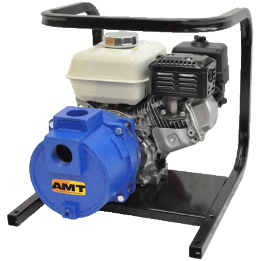 AMT 4789-95 1-1/2" Cast Iron Self-Priming Engine Driven High Pressure Sprinkler Pump (Two-Stage, Honda GX160 Engine, Buna-N Seal)