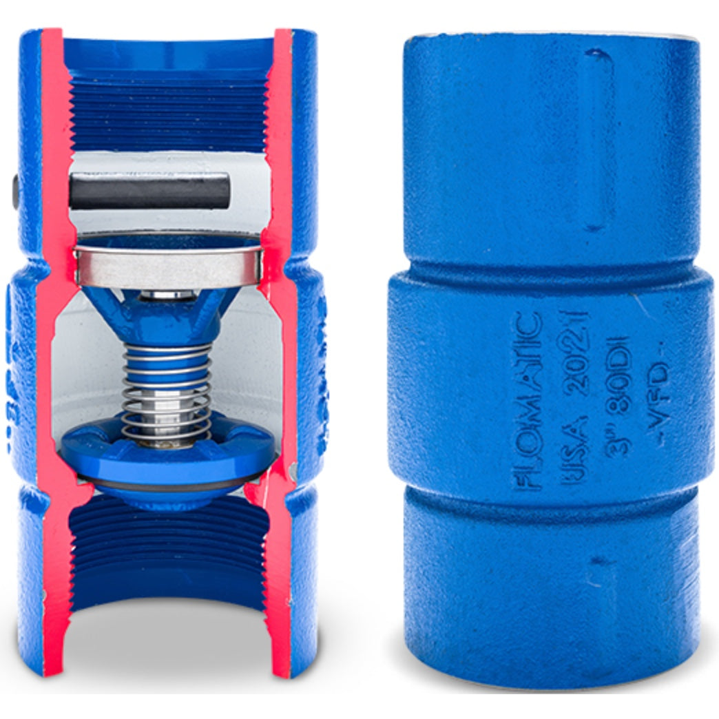 Flomatic 4090VFD 8" 80DIVFD Ductile Iron Check Valve (Stainless Steel & Ductile Iron Internals)