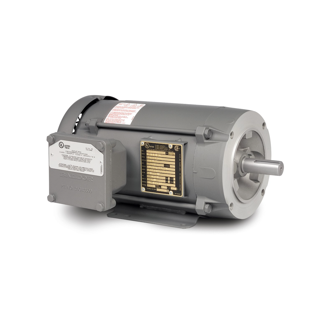 Baldor CEM7073T General Purpose Motor (7.5 HP, Three Phase, 230V/460V, 3490RPM, 60 Hz, 184TC, X3646M, XPFC)