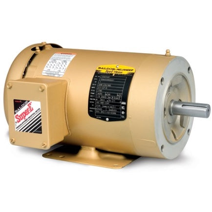 Baldor CEM3555 General Purpose Motor (2 HP, Three Phase, 230/460V, 3490 RPM, 60 Hz, 56C, 3526M, TEFC)