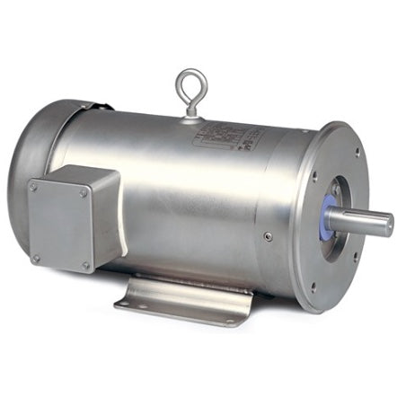 Baldor CESSWDM3611T Stainless Steel Washdown Motor (3 HP, Three Phase, 230/460V, 1760 RPM, 60 Hz, 182TC, 3636M, TEFC)
