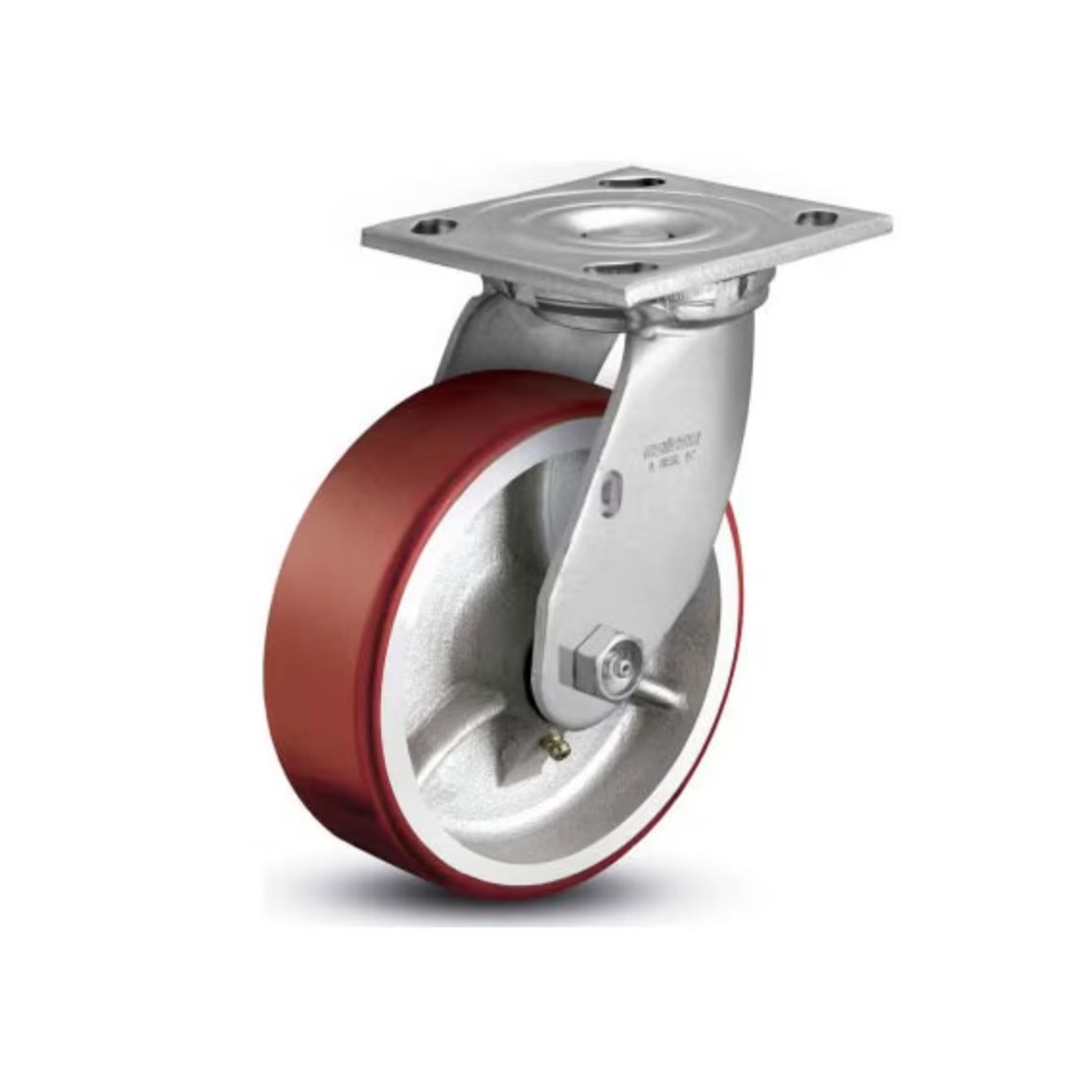 Colson® 4 Series Polyurethane Swivel Plate Caster - 6" Diameter 1200 lb Capacity