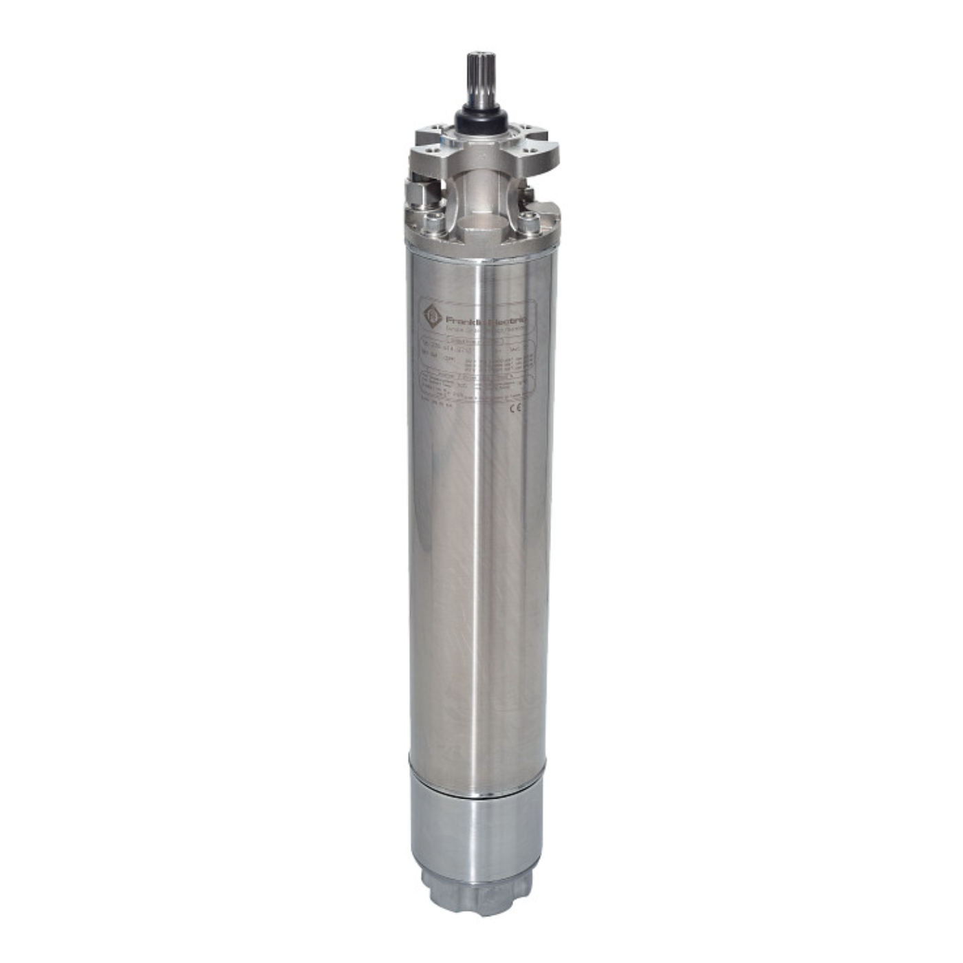 Franklin Electric 2766013003 - 6H3F 6" Encapsulated High-Temp Submersible Motor - 316 SS (7 1/2 HP, Three Phase, 230V, 60Hz, S)