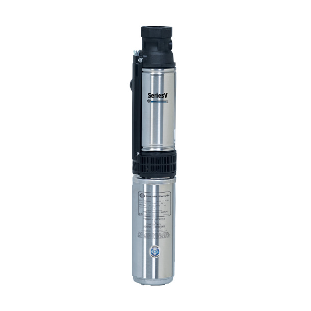 Franklin Electric 95401010 Model 10FV05P4-2W230 FPS Series V Thermoplastic 4" Submersible Well Pump (1/2 HP, Single Phase, 230V, 6 Stage, 2-Wire, 10 GPM)