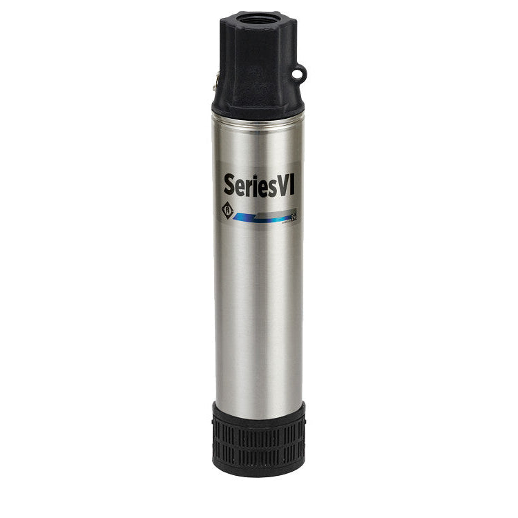 Franklin Electric 95951610 Model 16FS07P4-PE, FS Series Submersible Well Pump End (Flow 16 GPM, 3/4 hp, Shut Off Head 60 Hz 252 ft, 6 Stages, Thermoplastic)