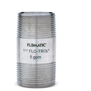Flomatic CDP1.0 1-1/4" Flo-Trol® CDP – Stainless Steel Flow Control Valve (1.0 GPM)