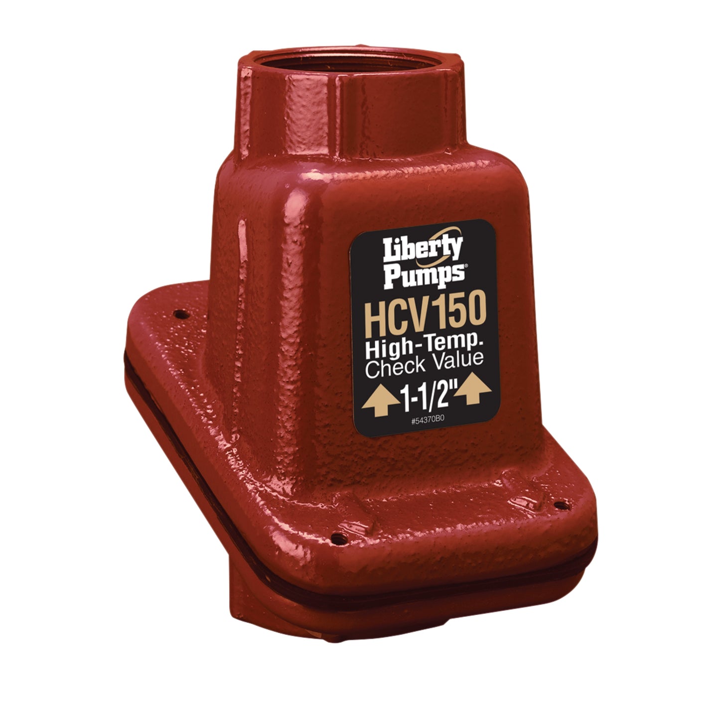 Liberty HCV150 High Temperature Cast Iron Check Valve (1-1/2" FNPT, 200°F)