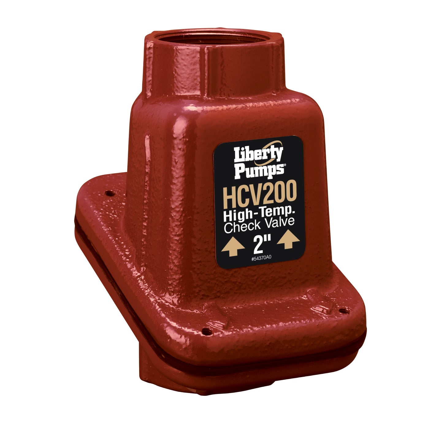 Liberty HCV200 High Temperature Cast Iron Check Valve (2" FNPT, 200°F)