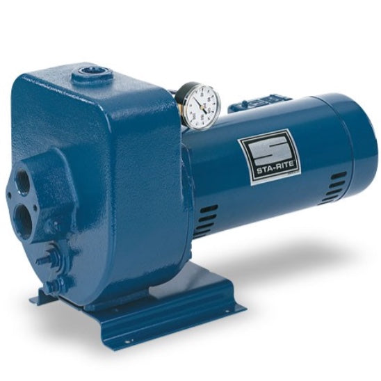 Sta-Rite HMSF-1FL Horizontal Multi-Stage Cast Iron Convertible Deep Well Jet Centrifugal Pump (1-1/2 HP, Single Phase, 115/230V)