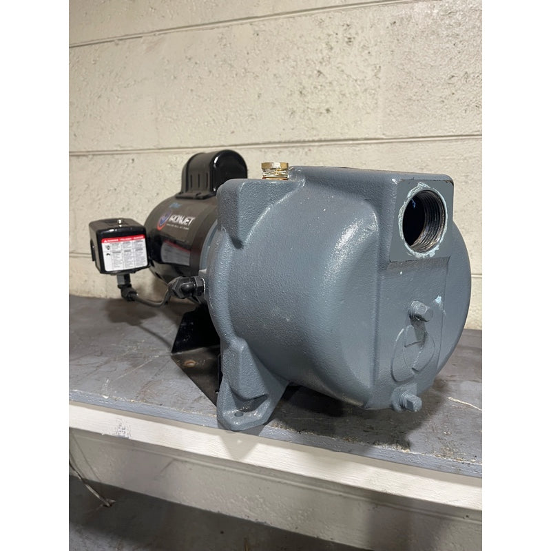 Pearl IRONJ-10F16P Shallow Well Self-Priming Jet Pump (1 HP, Single Phase, 115/230V) **Used / Refurbished**