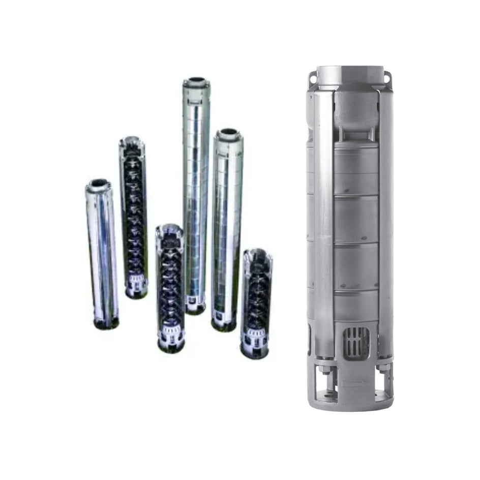 Goulds 50L05R L Series Stainless Steel Submersible Pump End Only for 6" & Larger Wells (50 GPM, 7 Stages, 5 HP Minimum)