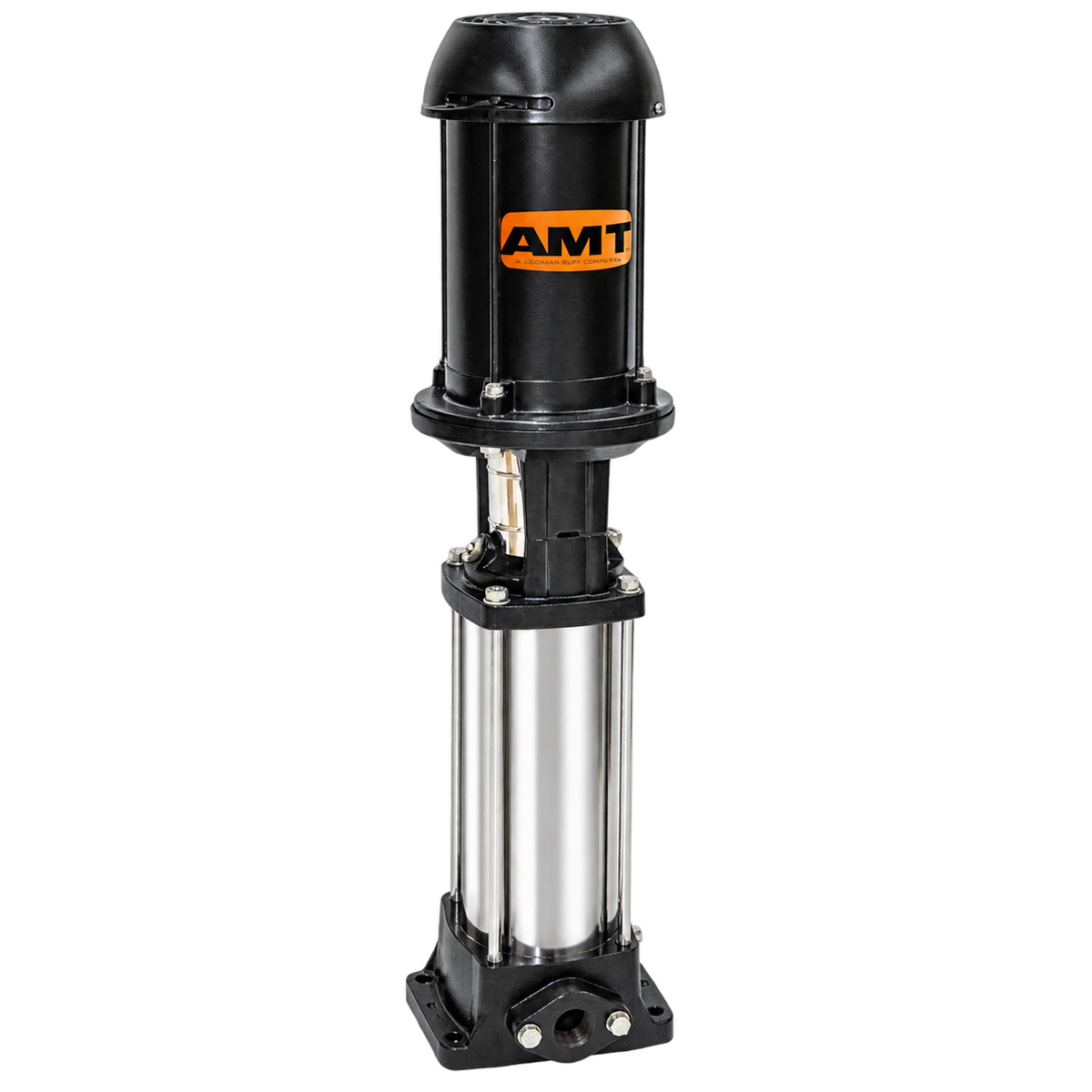 AMT MSV3-4-3P Multistage Pump (1 HP, 4 Stages, Three Phase, Stainless Steel and Cast Iron, 1" NPT Female Suction and Discharge)