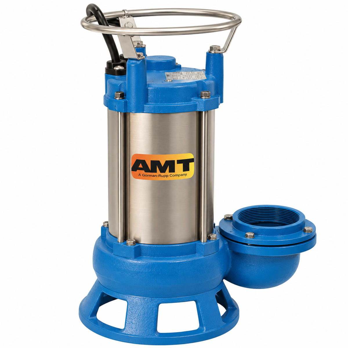 AMT 576E-95B Submersible Shredder Sewage Pump (5 HP, 4" Discharge, 400V, Three Phase, 50 Hz)