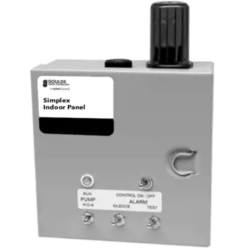 Goulds S10020N1 CentriPro Simplex Indoor Control Panel (Single Phase, 115/230V, 0-20 Amp Range, NEMA 1)