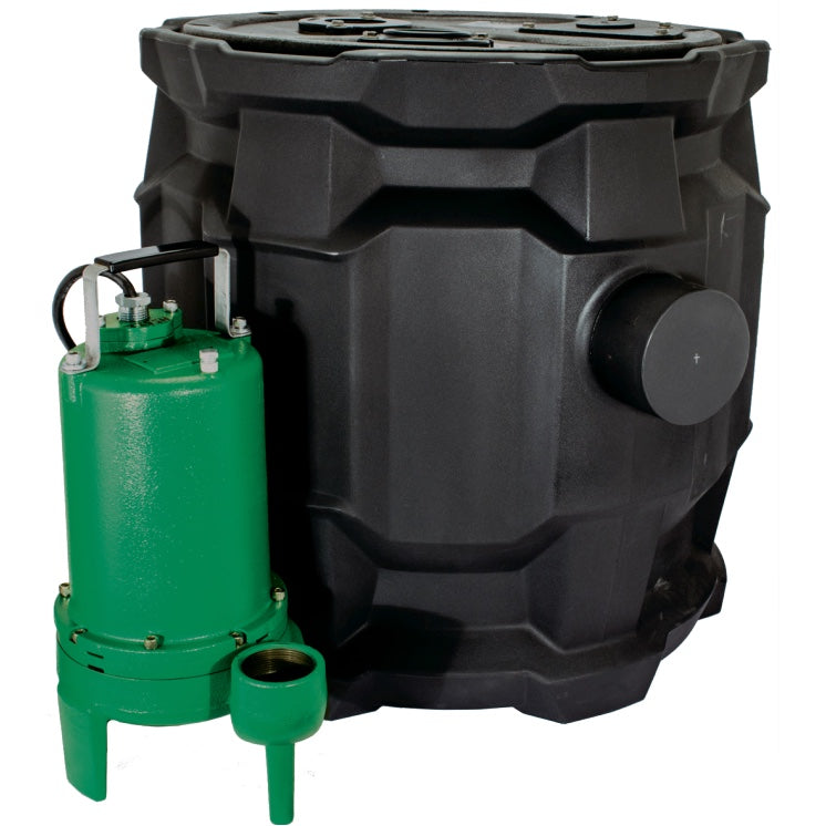 Myers SB24VRS10 24"x24" Pre-Plumbed Grinder Package (1 HP, Single Phase, 115V, 20' Cord)
