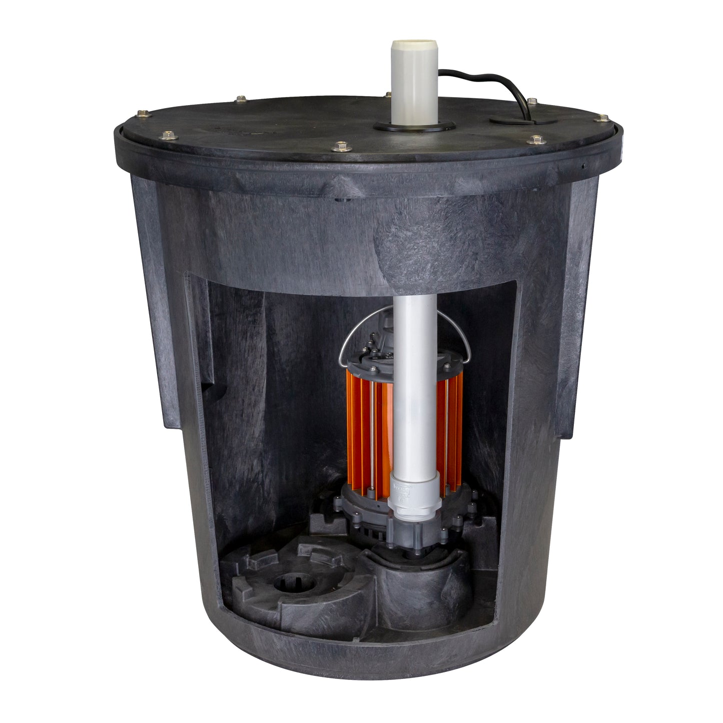 Liberty SPAC-237-2 Assembled Sump Pump System - 18" x 22" Basin with Cover (1/3 HP, 115V, 25' Cord)