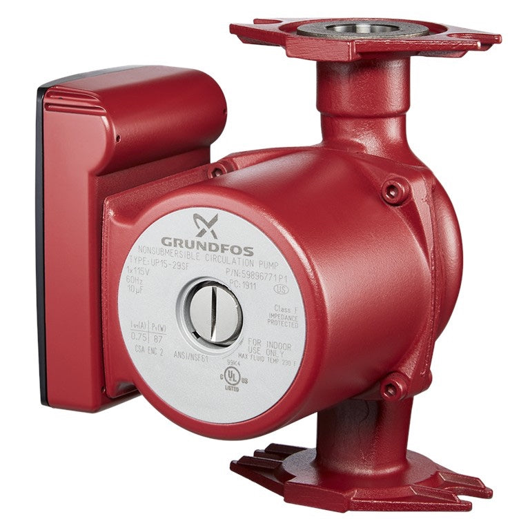 Grundfos UP15-29SU Hot Water Circulator Pump - 59896775 (115V)