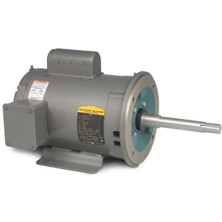 Baldor WCL1406T Close Coupled Pump Motor (3 HP, Single Phase, 115/230V, 3450 RPM, 60 Hz, 182TCZ, 3628L, ODP)