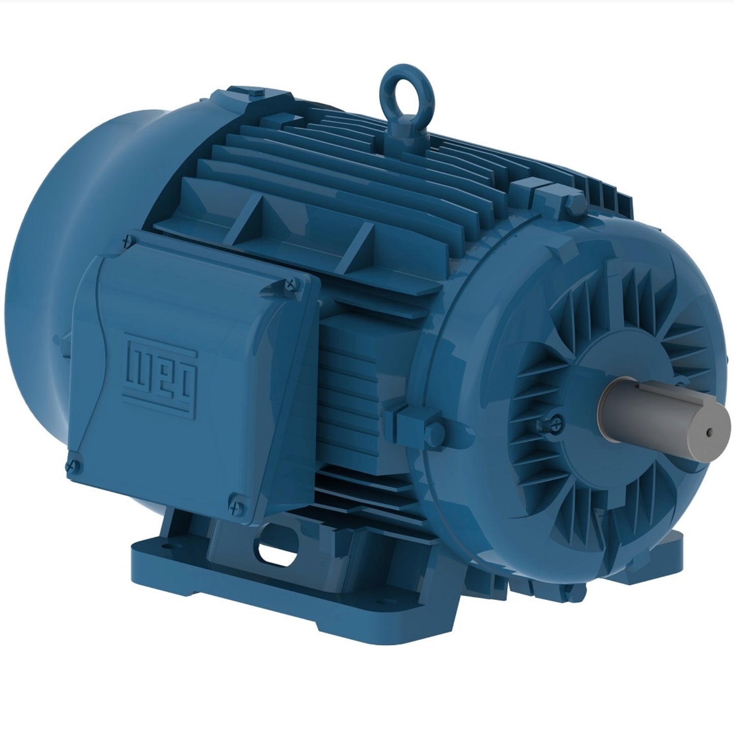 WEG 01518ET3E254T-W22S Electric Motor (15 HP, Three Phase, 208/460//380V, 1800 RPM, 60//50 Hz, 254T, IC411, TEFC, Foot-Mounted)