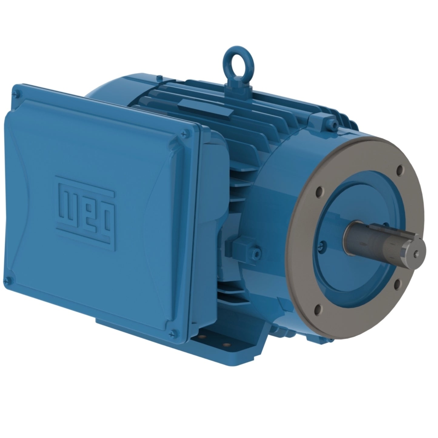 WEG 01018ES1E215TC-W22 Electric Motor (10 HP, Single Phase, 208-230/460V, 1800 RPM, 60 Hz, 213/5TC, IC411, TEFC, Foot-Mounted)