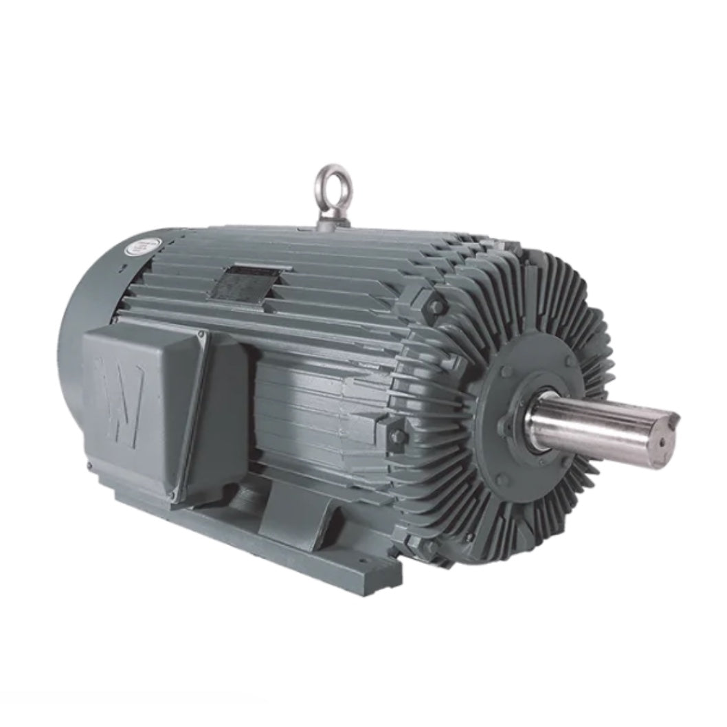 Worldwide Electric PEWWE200-12-449T-IB Premium Efficient Severe Duty Motor (200 HP, 1200 RPM, 460V, 449T Frame, Rigid Base, Insulated ODE Bearing)