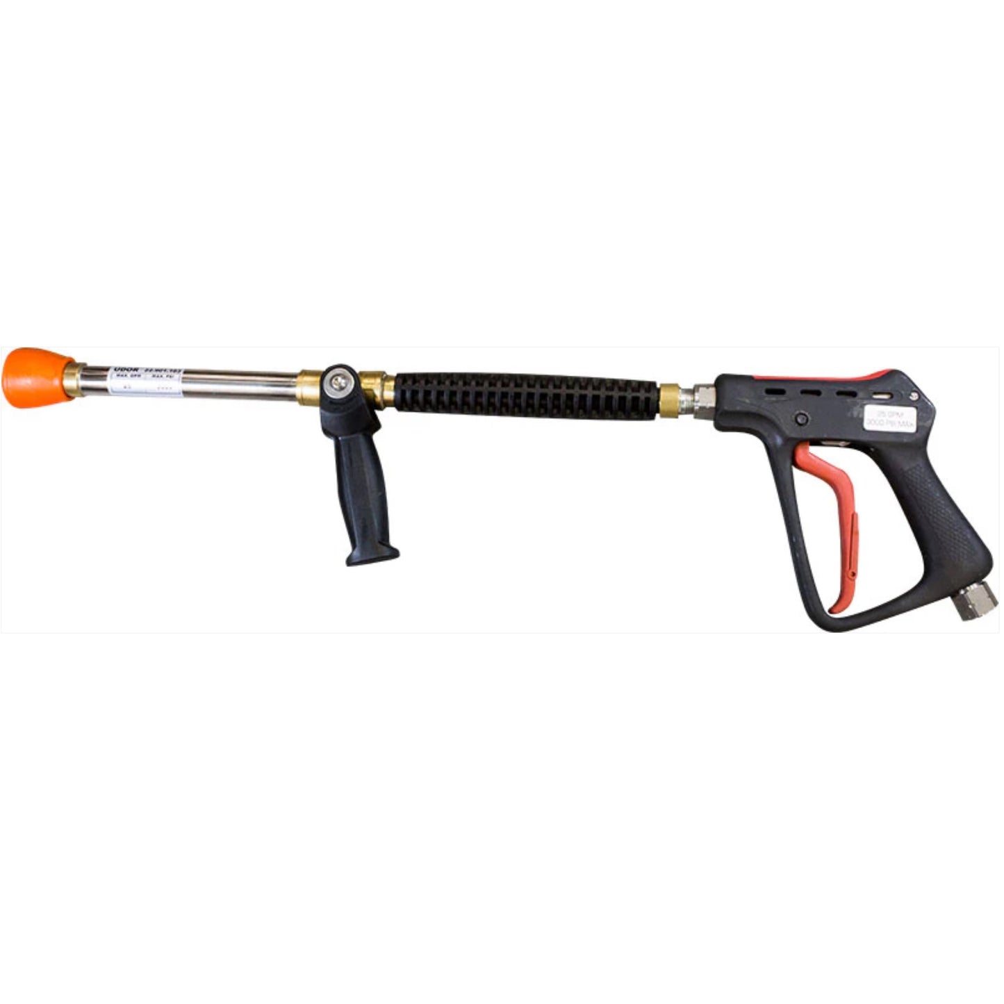 High Pressure Washdown Gun - 25 GPM, 3000 PSI