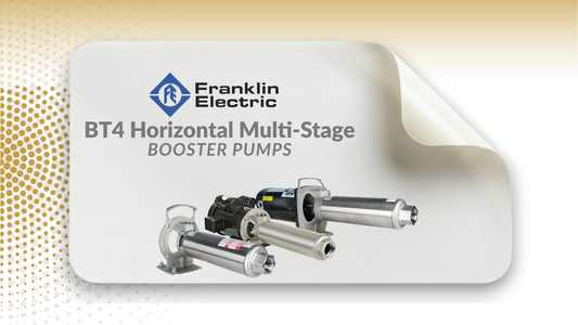 Franklin Electric BT4 Horizontal Multi-Stage Booster Pumps at Dade Pump