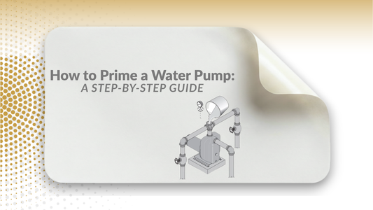 Dade Pump guide explaining how to prime a water pump before startup