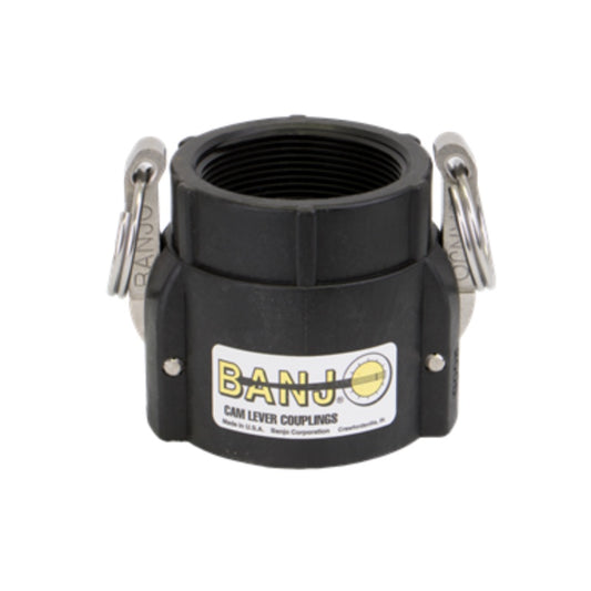 Banjo 2" Female Coupler X 2" Female Thread Poly Cam Lever Coupling