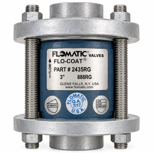 Flomatic 2435RG 888RG 3" Silent Wafer Check Valve – Specific for Grundfos Pumps