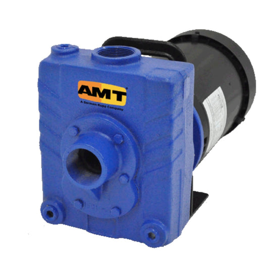 AMT 282M-98 1-1/2" Stainless Steel Self-Priming Electric Motor Driven Centrifugal Pump (3 HP, TEFC, 56J, 230/460V, Three Phase, Viton®)