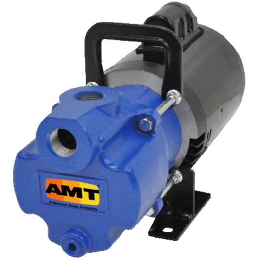 AMT 2851-96 1" Aluminum Self-Priming Utility Pump (1/3 HP, Single Phase, 115/230V, ODP, Viton® Seal)