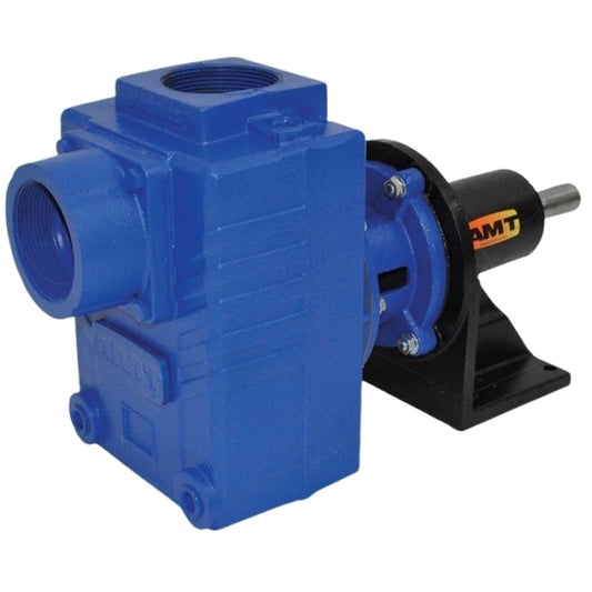 AMT 3160-99 2" Cast Iron Self-Priming Solids Handling/Trash Pedestal Pump (Buna-N Seal, 3 HP Min)
