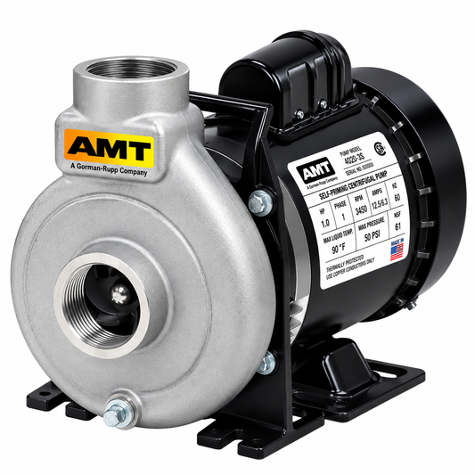 AMT 388K-98 Stainless Steel Centrifugal Pump (2 HP, Single Phase, 1-1/2" NPT, 115/230V)