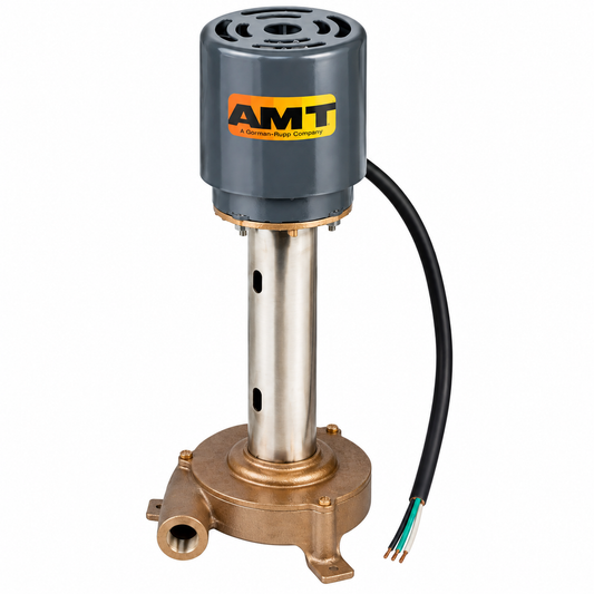 AMT 4231-97 Coolant Recirculating Pump (1/25 HP, Single Phase, 230V, TEFC, Bronze, 3/8" NPT Discharge Port)