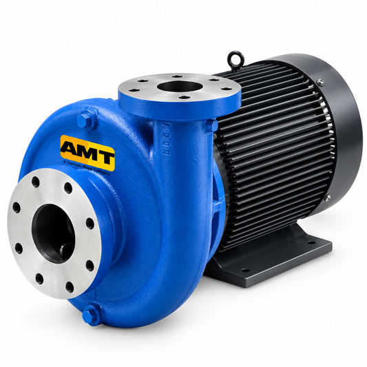 AMT 4301-95 Straight Centrifugal Pump replaced 430A-95 (30 HP, 3-Phase, TEFC, 1750 RPM, 286JM, 208-230/460V, 6" Suction x 4" Discharge)