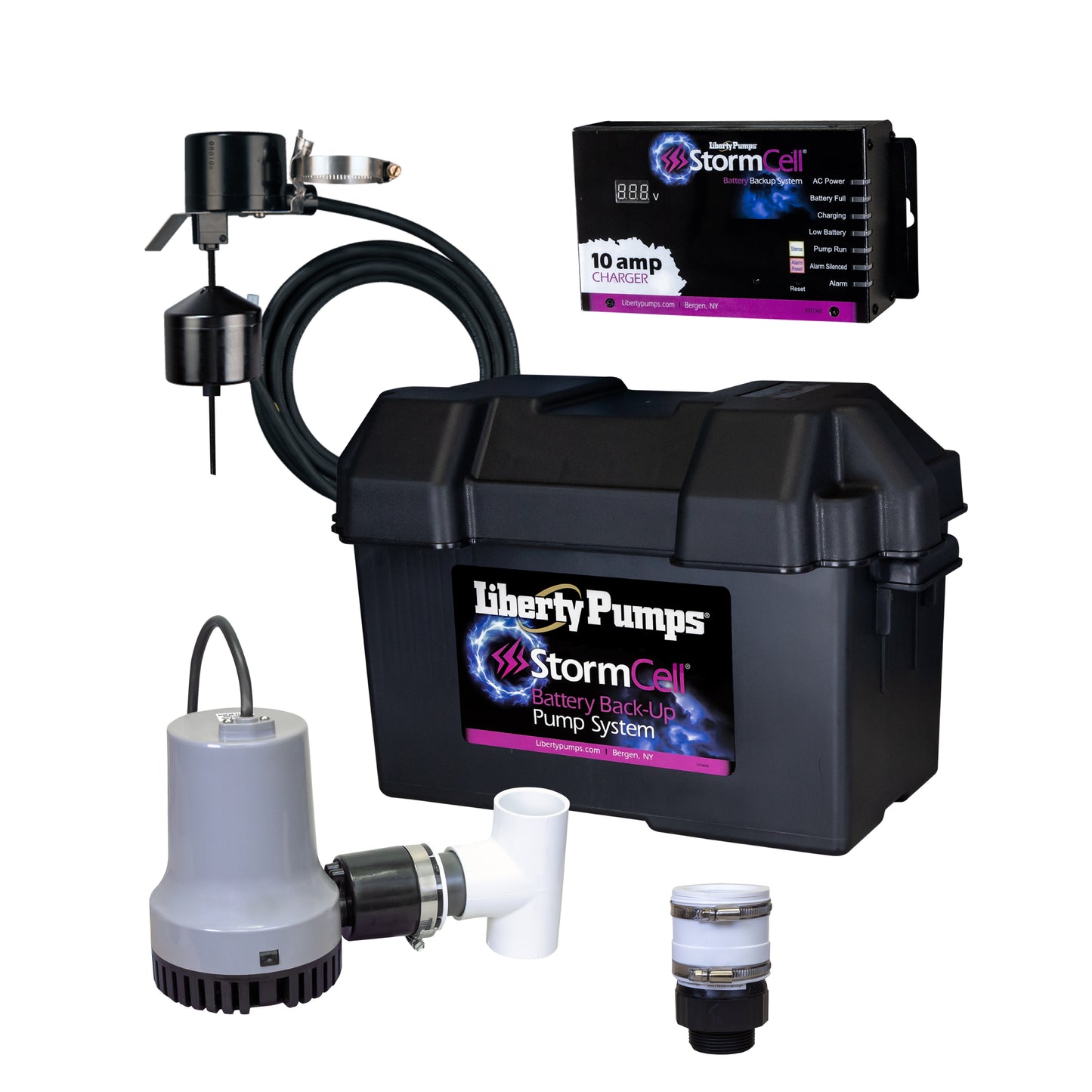 Liberty 441-10A Battery Back-Up Pump StormCell® 441-Series - Standard Alarm