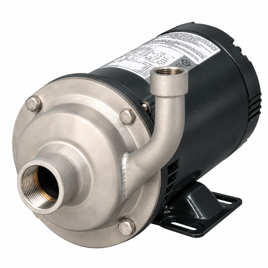 AMT 5497-98 Stainless Steel Straight Centrifugal Pump (3 HP, 230/460V, 3 Phase, 2" x 1-1/2" NPT)