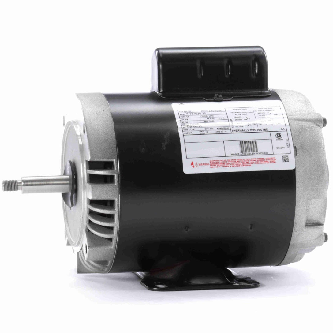 Century B620 3/4 HP Centrifugal Pump Electric Motor (Single Phase, 60 Hz, 115/230V, 3600 RPM, L56J, DP)**Clearance**