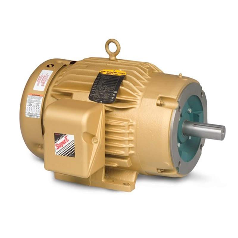Baldor CEM3587T General Purpose Motor (2 HP, Three Phase, 230V/460V, 1760 RPM, 60 Hz, 145TC, 0526M, TEFC, F1)