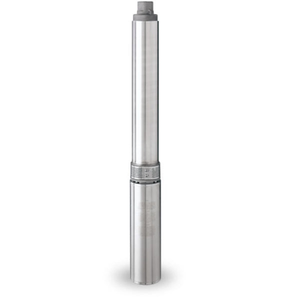 Berkeley B10P4MS10221-03 MS Series Stainless Steel 4" Submersible Pump (1 HP, Single Phase, 230V, 13 Stage, 2-Wire, 10 GPM)
