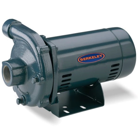 Berkeley S39516 CP1XPHS CP Series High Head Cast Iron Centrifugal Pump (1/2 HP, Single Phase, 115/230V, Noryl Impeller)