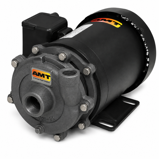 AMT 368C-95 Straight Centrifugal Pump (1/2 HP, Cast Iron,TEFC, 56J, 230/460V, Three Phase, Buna-N, Stainless Steel Impeller)