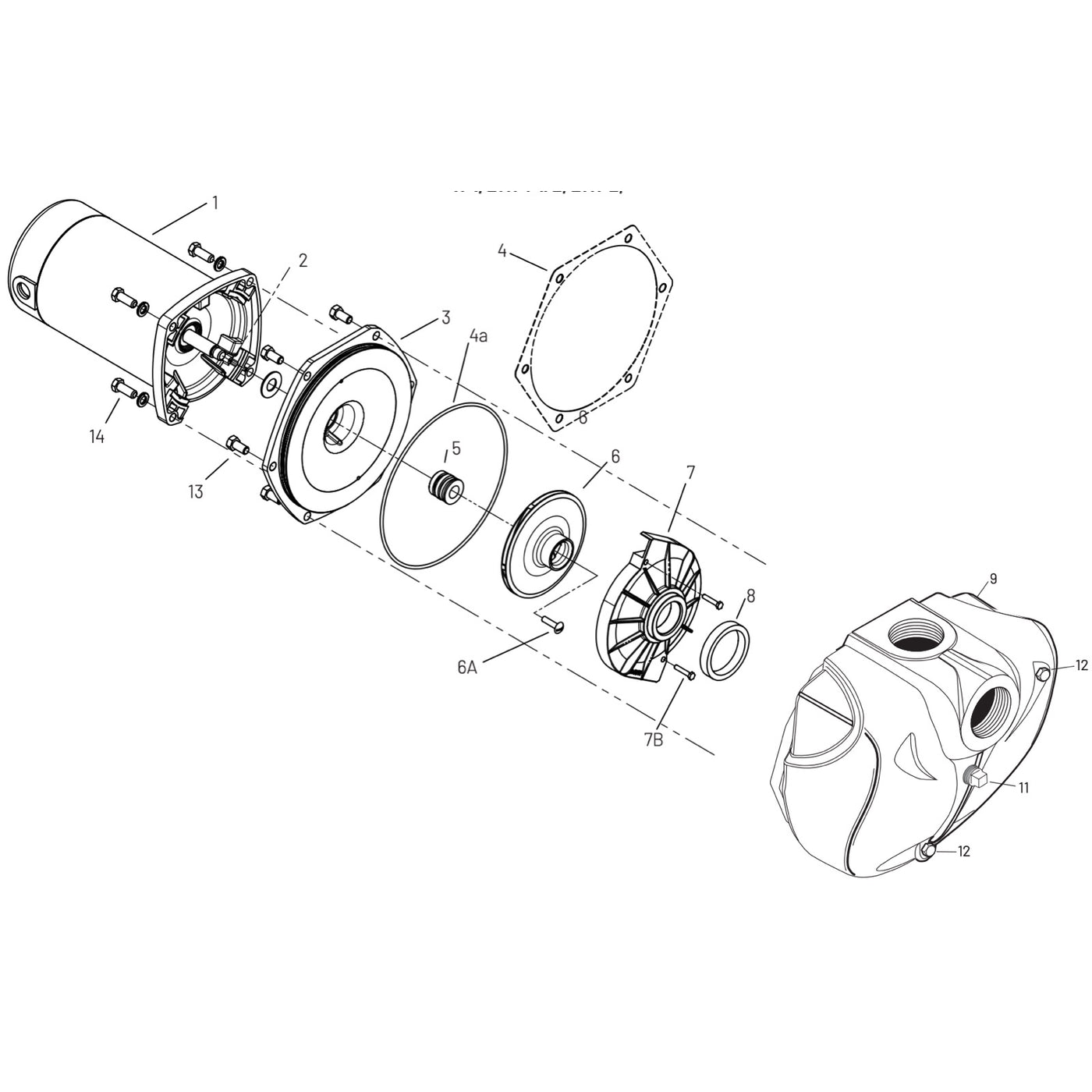 Berkeley 10LTHH LTHH Series Self-Priming Centrifugal Pump (1 HP, Single Phase, 115/230V)