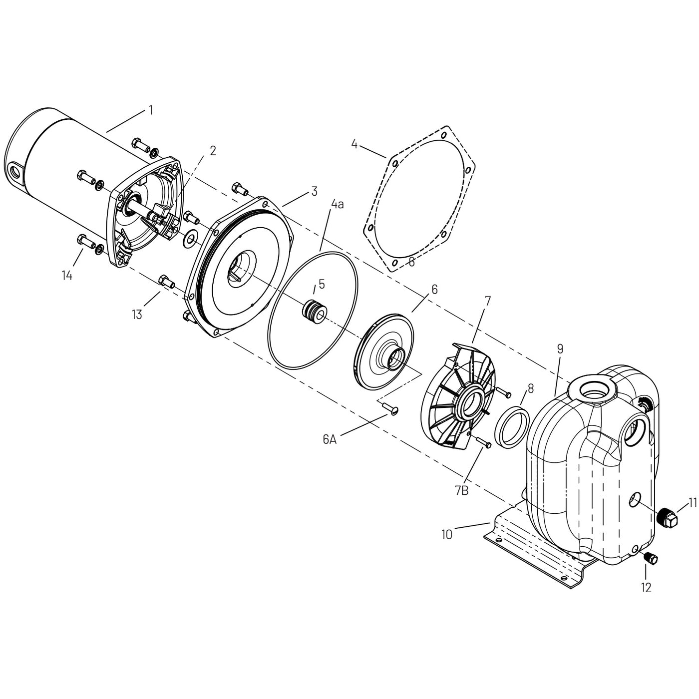 Berkeley S40058 LTH-1 Self Priming Centrifugal Pump (1 HP, Single Phase, 115/230V)