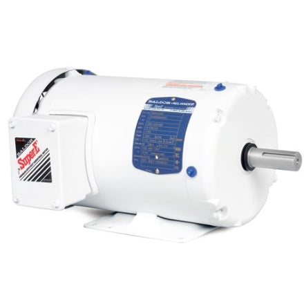 Baldor EWDM3558T Wash Down Motor (2 HP, Three Phase, 230/460V, 1750 RPM, 60 Hz, 145T, 3526M, TEFC)